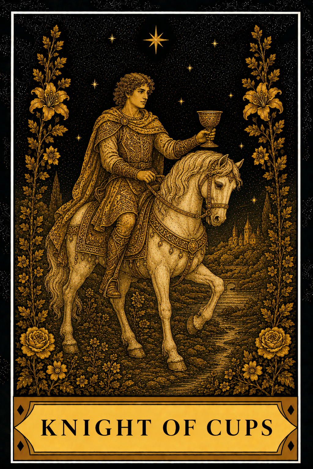 Knight of Cups tarot card