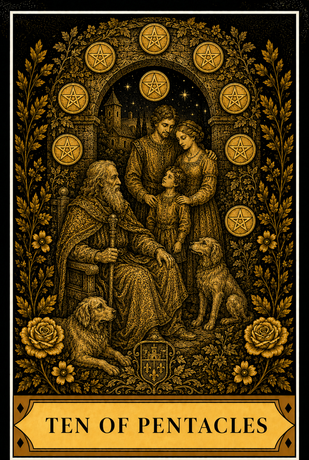 Ten of Pentacles tarot card
