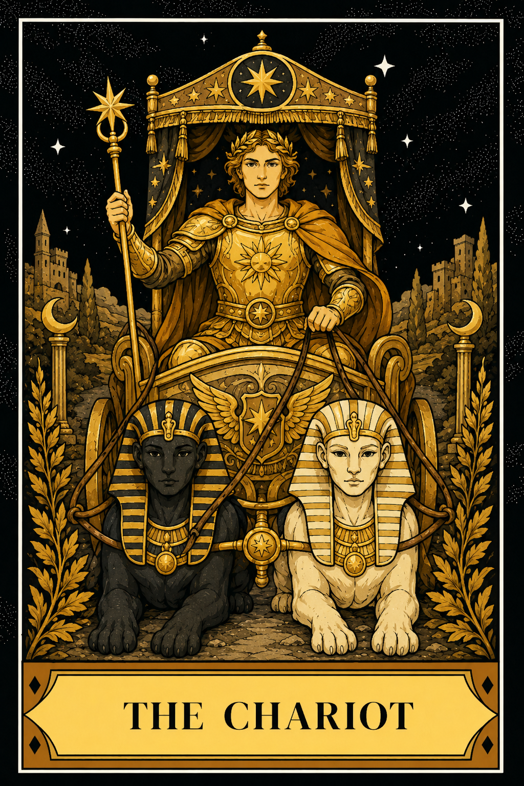 The Chariot tarot card