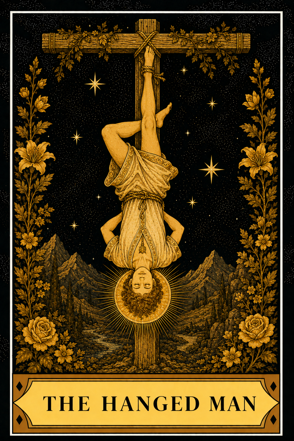 The Hanged Man tarot card