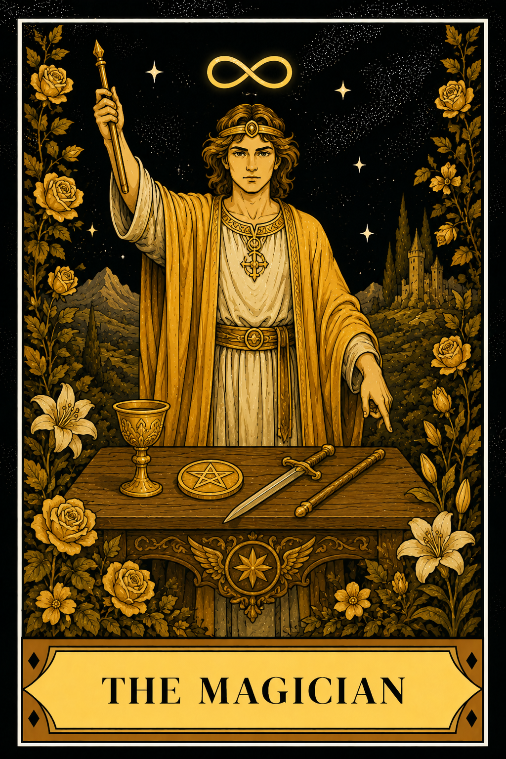 The Magician tarot card