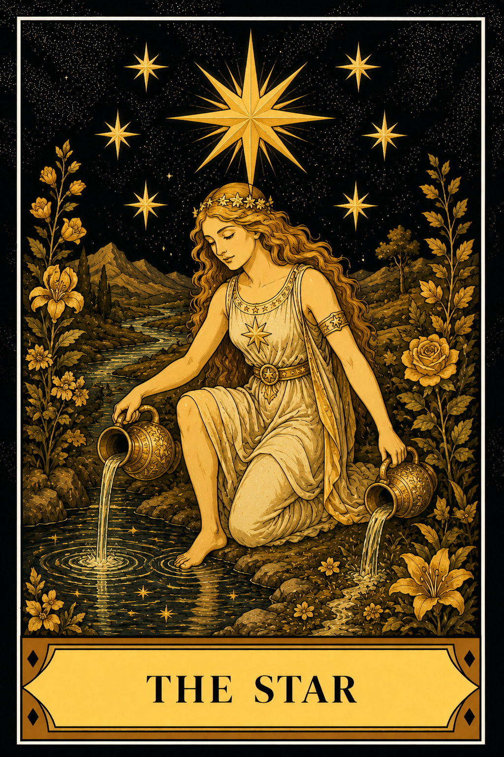 The Star tarot card