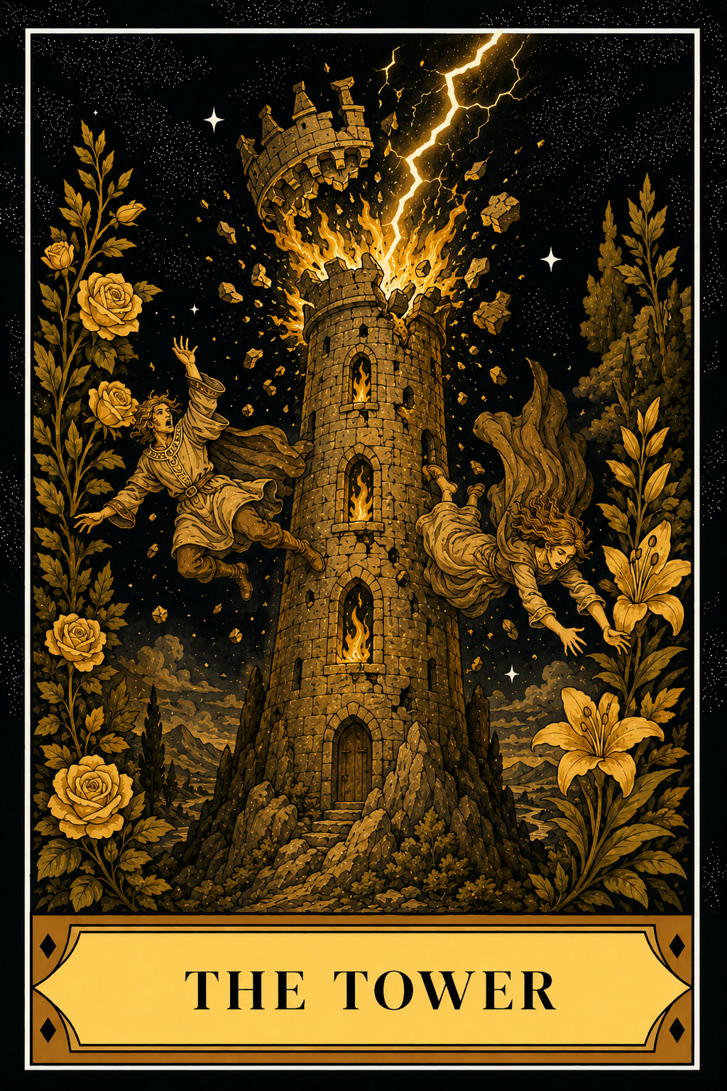 The Tower tarot card